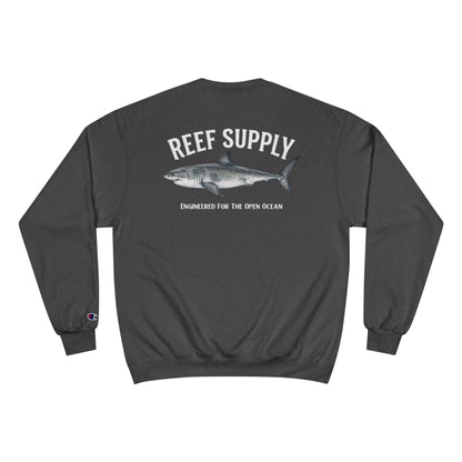 Great White Shark Crewneck Sweatshirt — Reef Supply x Champion