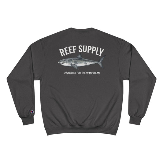 Great White Shark Crewneck Sweatshirt — Reef Supply x Champion