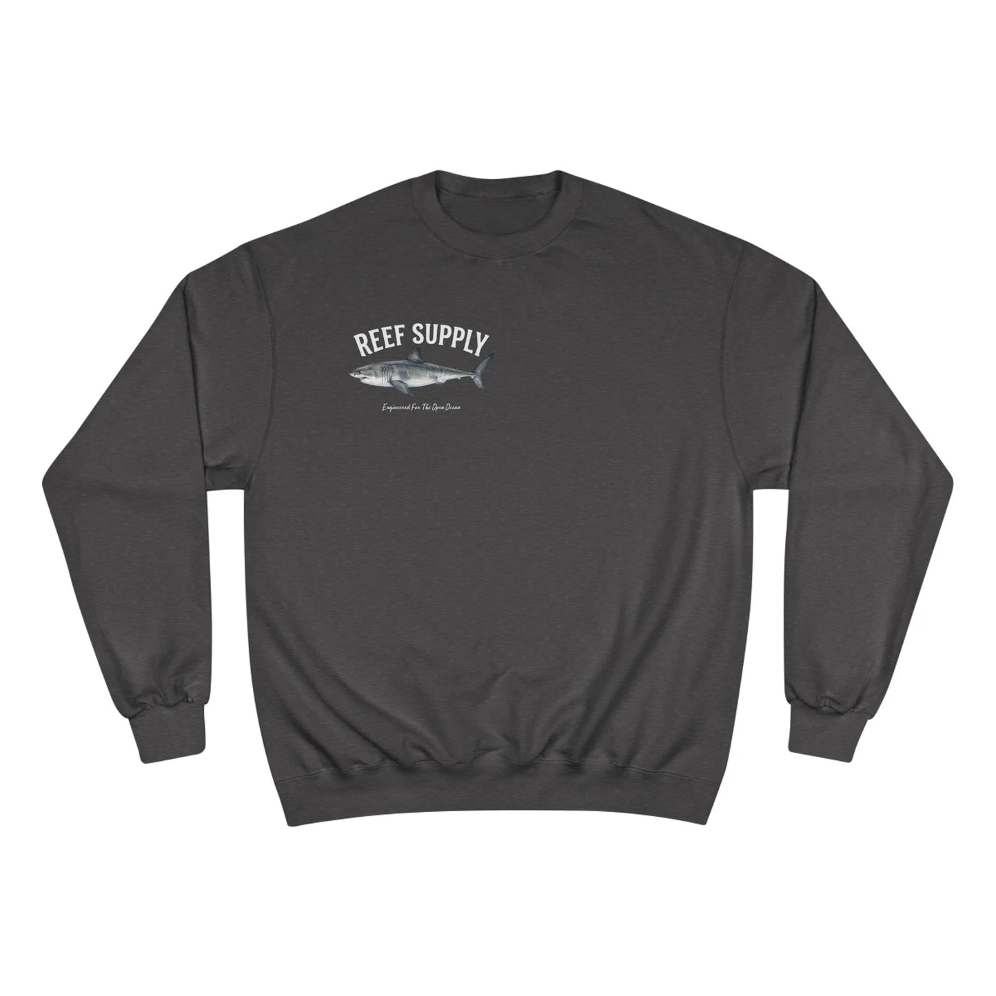 Great White Shark Crewneck Sweatshirt — Reef Supply x Champion