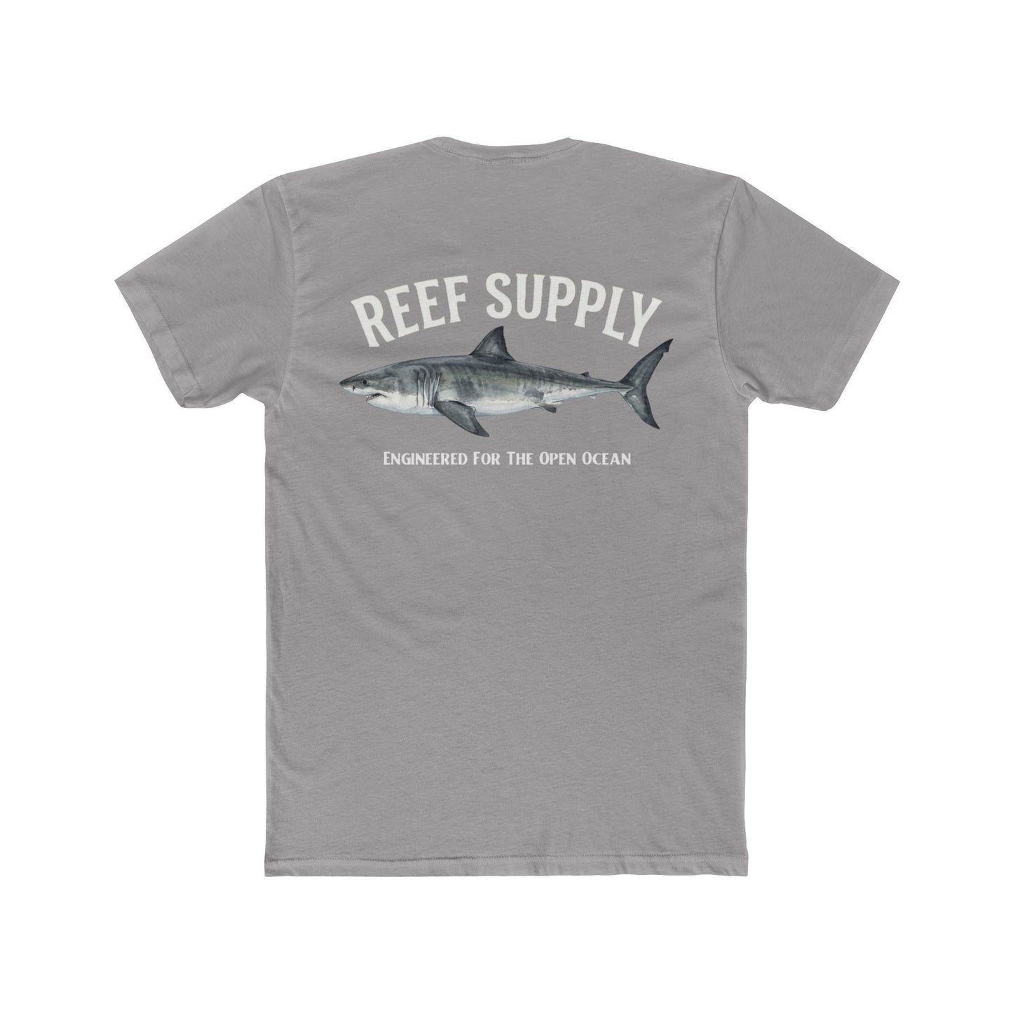 Great White Shark Tee — Reef Supply Co. Graphic Cotton T-Shirt
