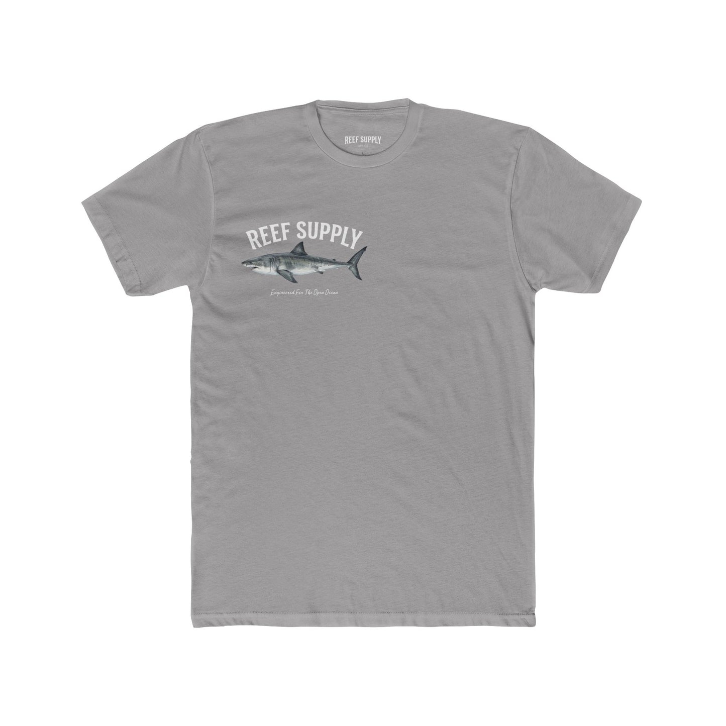 Great White Shark Tee — Reef Supply Co. Graphic Cotton T-Shirt