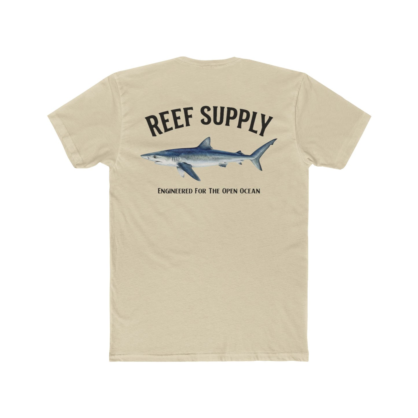 Reef Supply Blue Shark Tee — "Engineered For The Open Ocean' T-Shirt