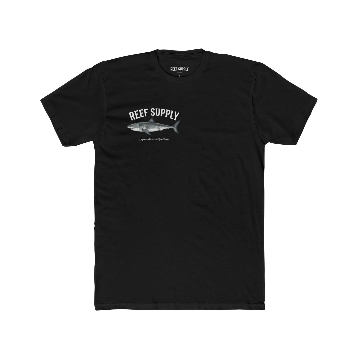 Great White Shark Tee — Reef Supply Co. Graphic Cotton T-Shirt