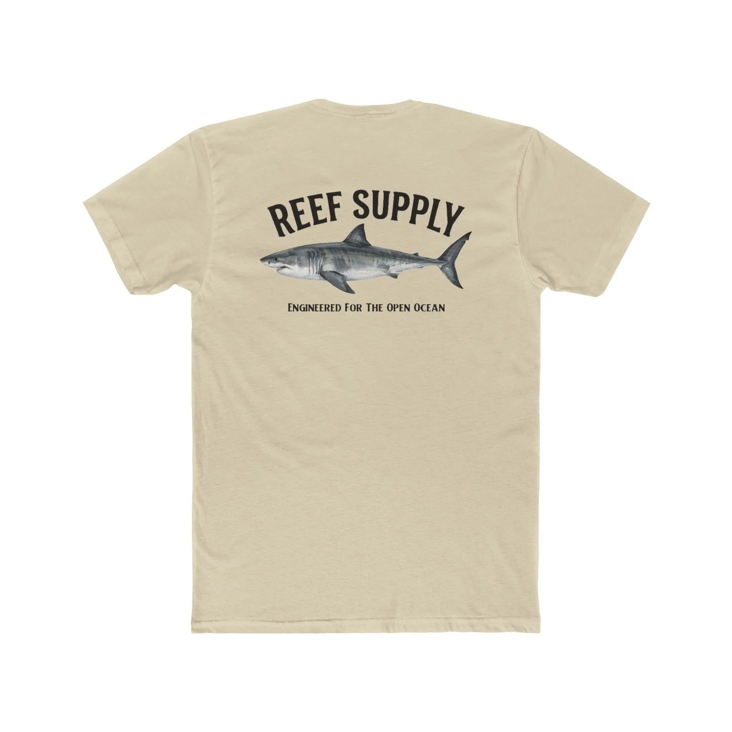 Great White Shark Tee — Reef Supply Co. Graphic Cotton T-Shirt