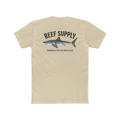 Great White Shark Tee — Reef Supply Co. Graphic Cotton T-Shirt