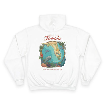 Reef Supply x Champion — Greetings from Florida Hoodie