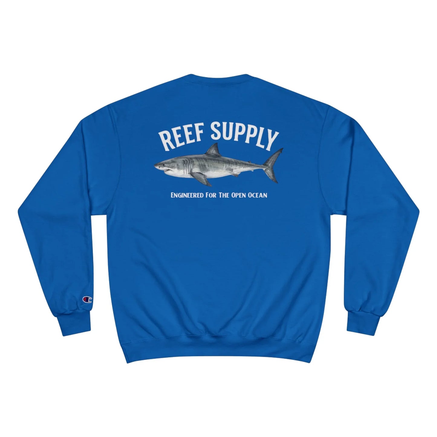 Great White Shark Crewneck Sweatshirt — Reef Supply x Champion