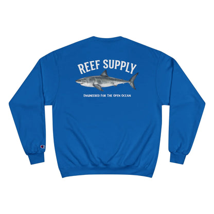 Great White Shark Crewneck Sweatshirt — Reef Supply x Champion