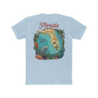 Florida Vintage Postcard T-Shirt — "Greetings from Florida" Travel Tee