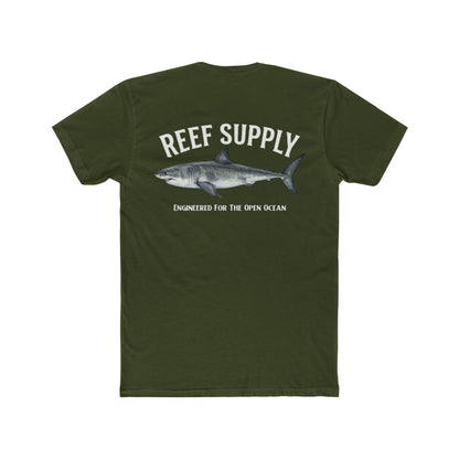 Great White Shark Tee — Reef Supply Co. Graphic Cotton T-Shirt