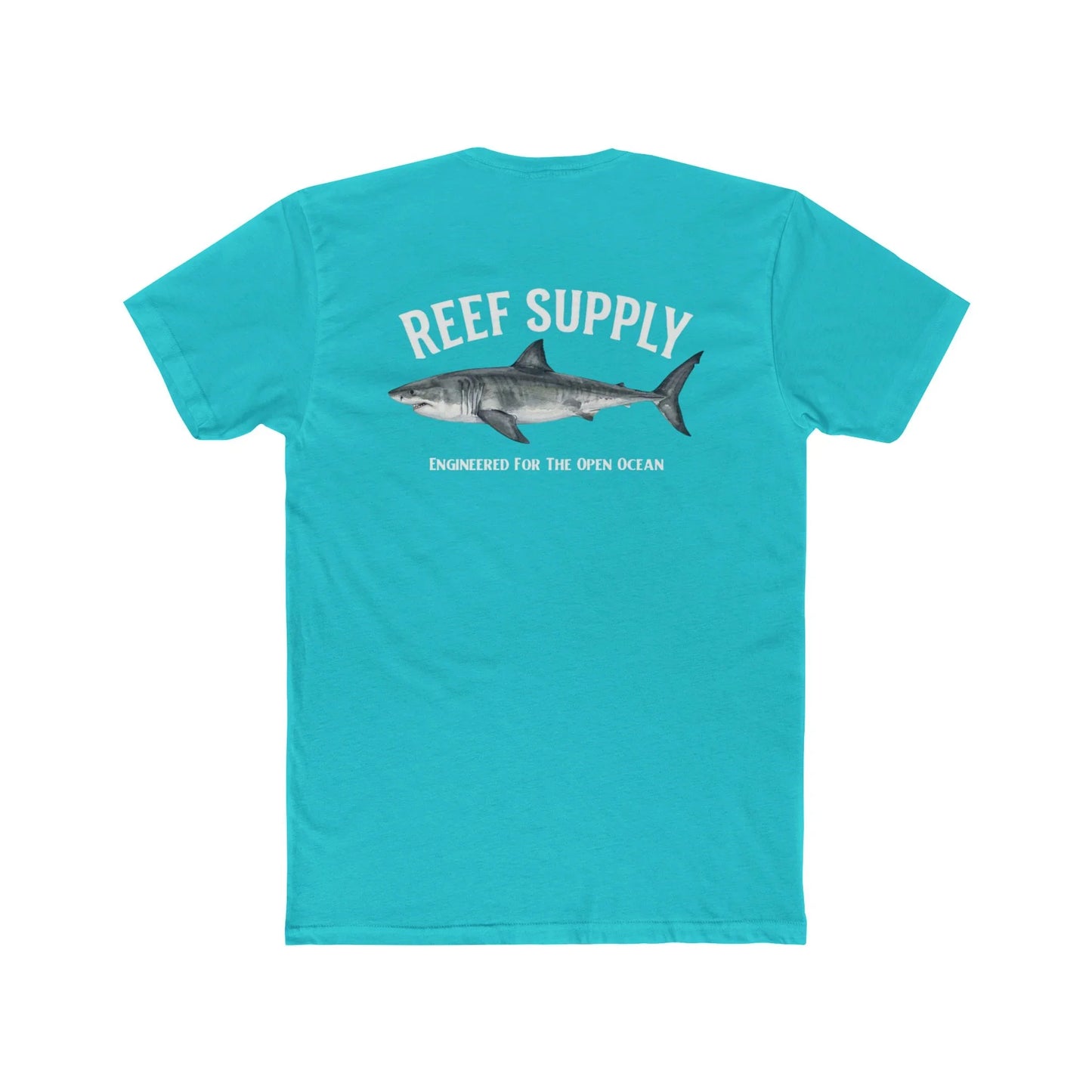 Great White Shark Tee — Reef Supply Co. Graphic Cotton T-Shirt