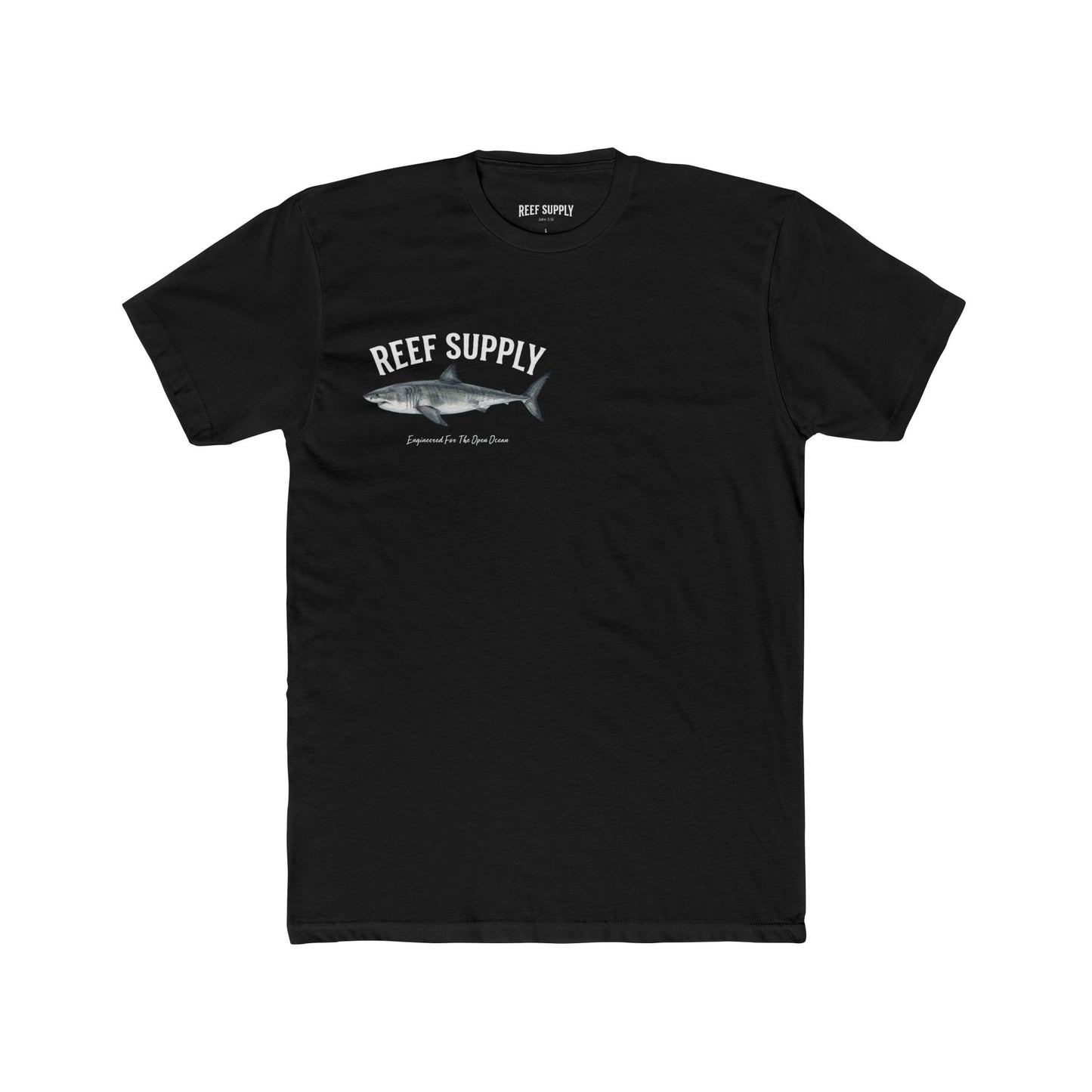 Great White Shark Tee — Reef Supply Co. Graphic Cotton T-Shirt