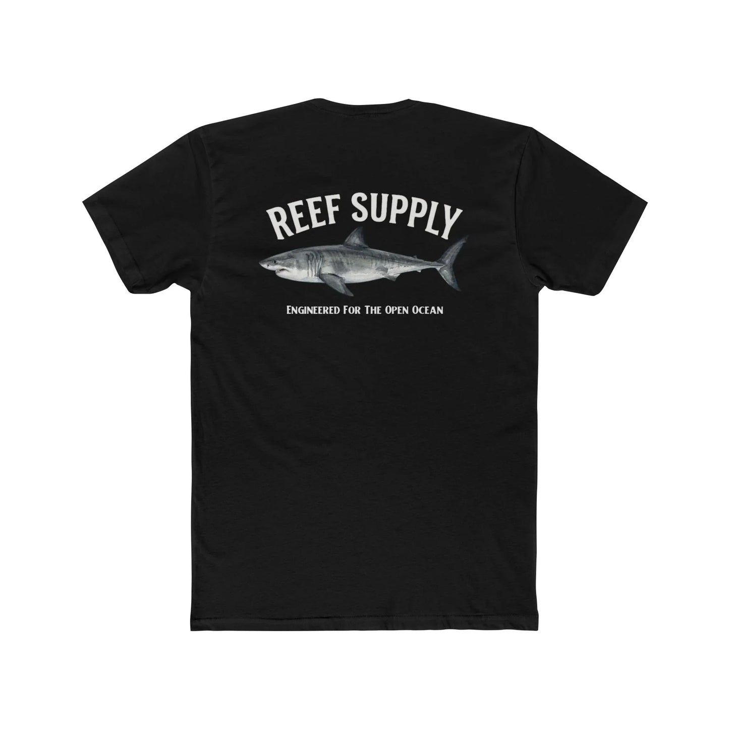 Great White Shark Tee — Reef Supply Co. Graphic Cotton T-Shirt