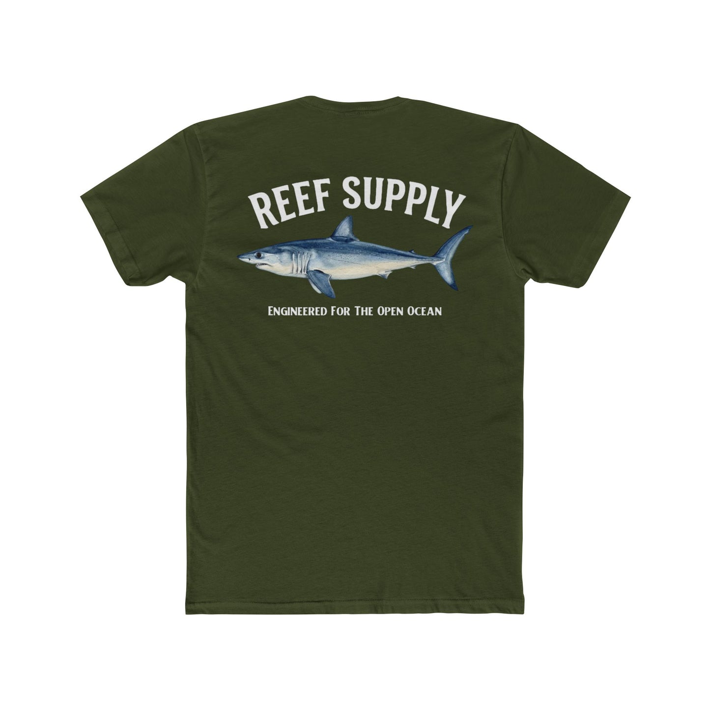 Mako Shark Ocean Fishing Tee — Reef Supply Graphic T-Shirt