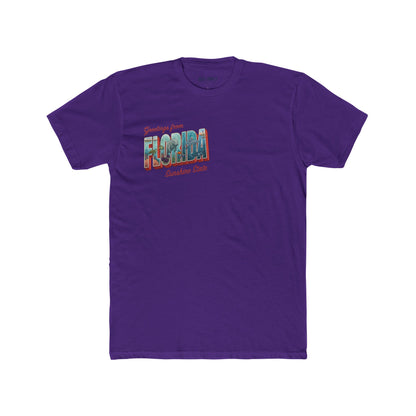 Florida Vintage Postcard T-Shirt — "Greetings from Florida" Travel Tee