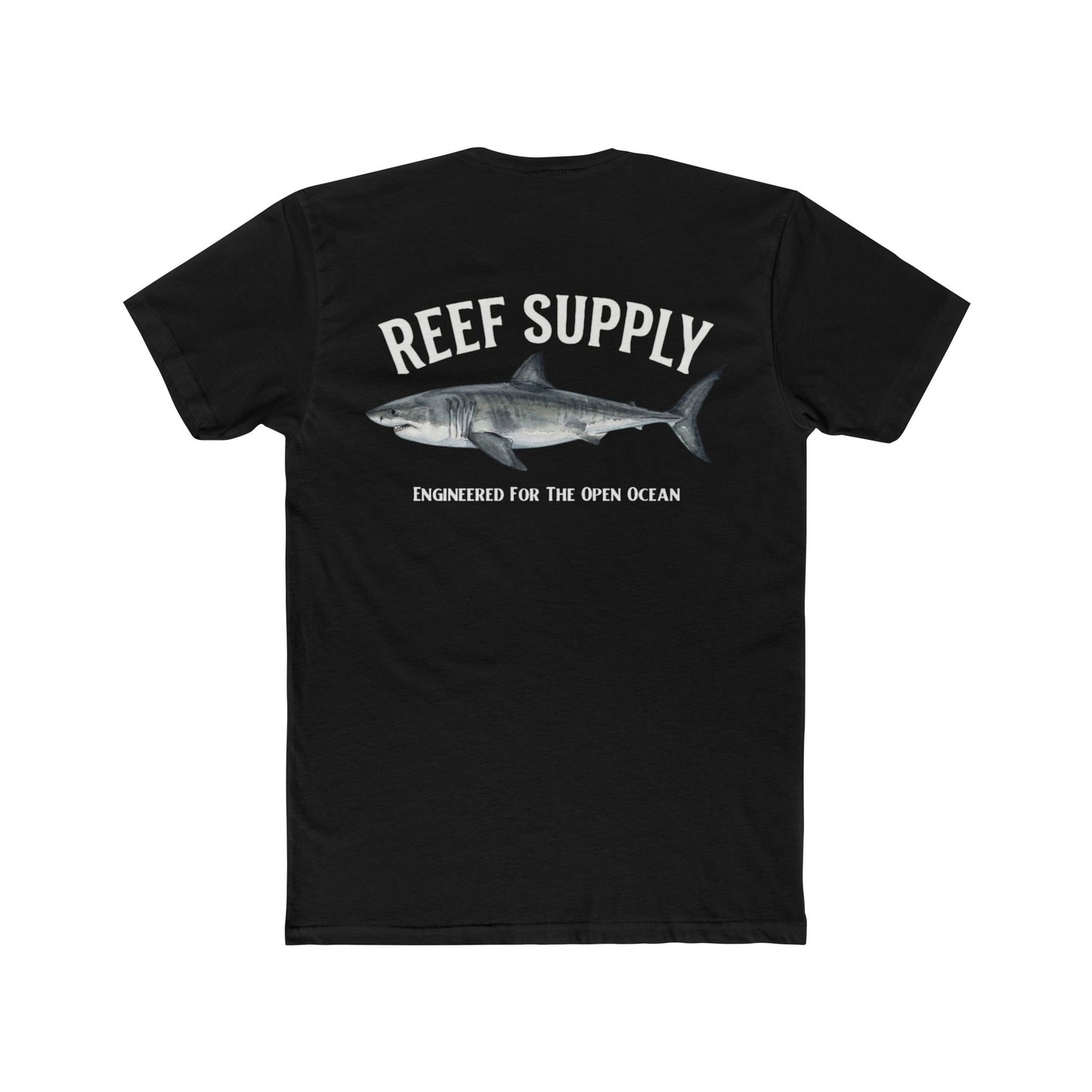 Great White Shark Tee — Reef Supply Co. Graphic Cotton T-Shirt