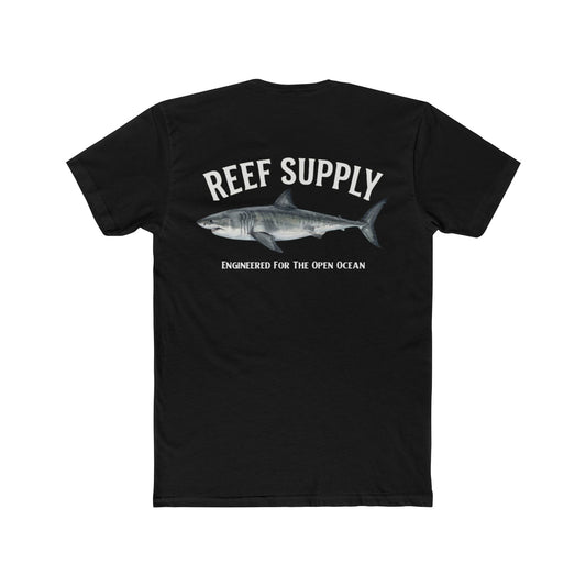 Great White Shark Tee — Reef Supply Co. Graphic Cotton T-Shirt