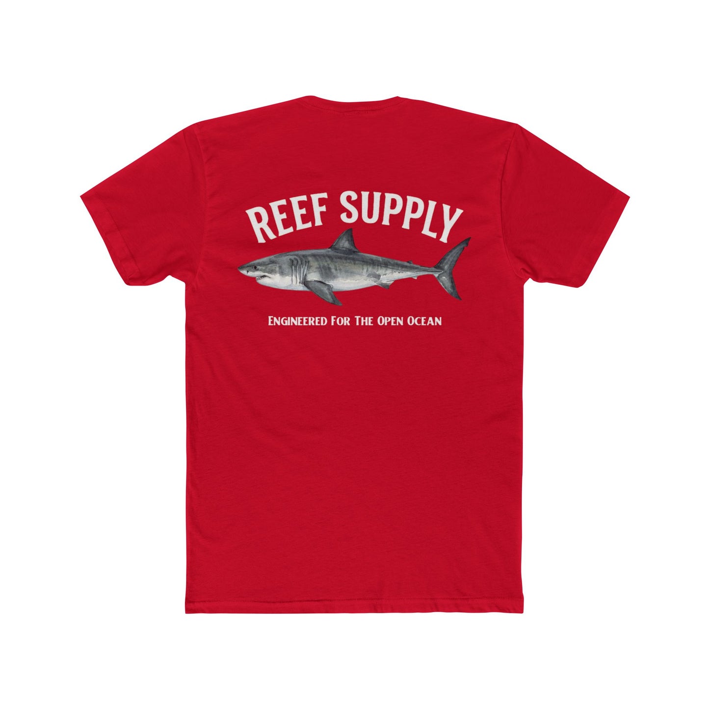 Great White Shark Tee — Reef Supply Co. Graphic Cotton T-Shirt