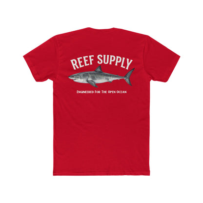 Great White Shark Tee — Reef Supply Co. Graphic Cotton T-Shirt