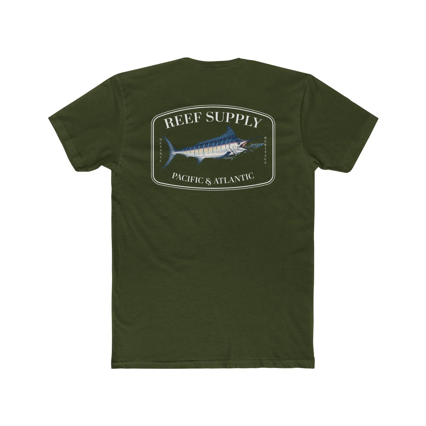 Reef Supply Marlin T‑Shirt — Pacific & Atlantic Fishing Tee