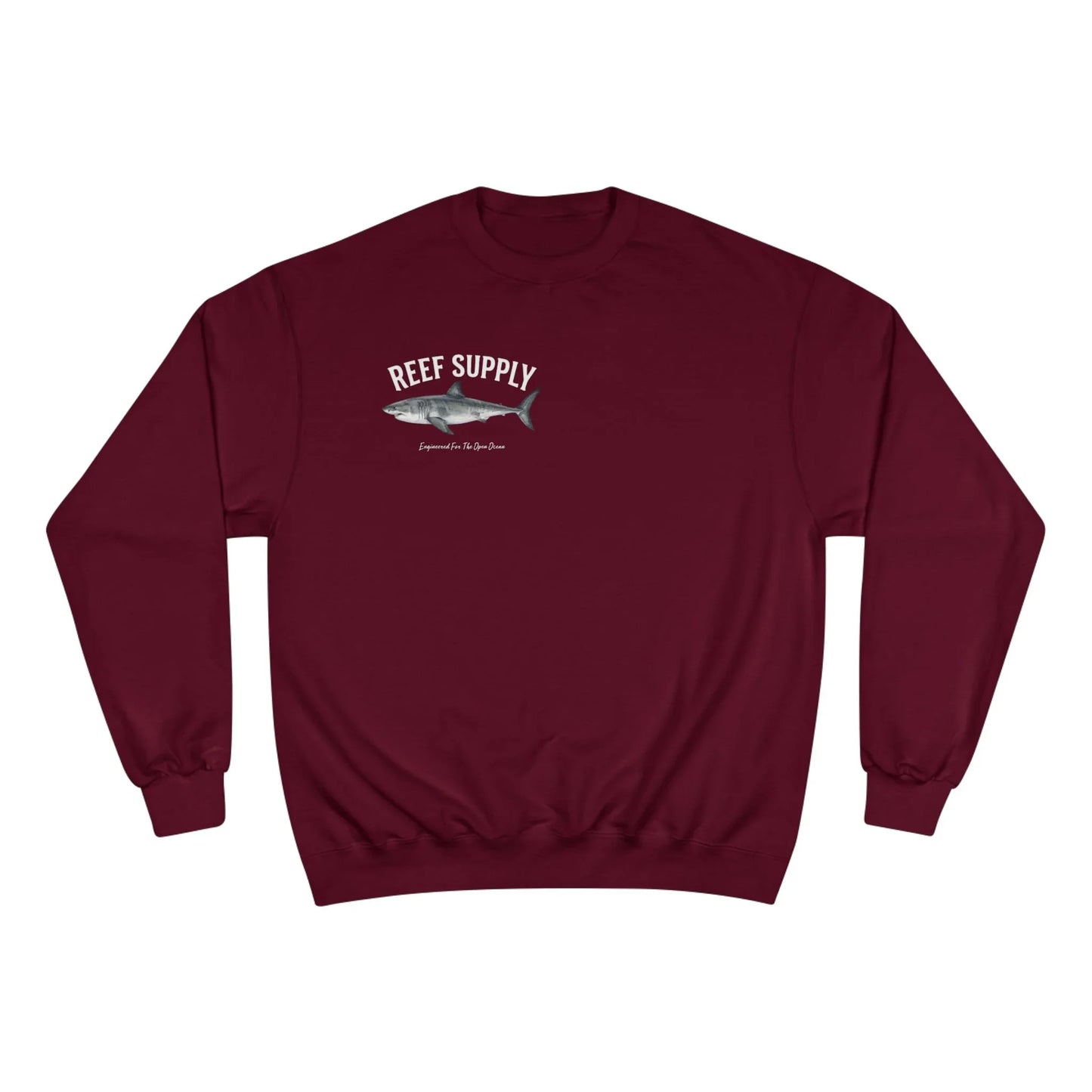 Great White Shark Crewneck Sweatshirt — Reef Supply x Champion