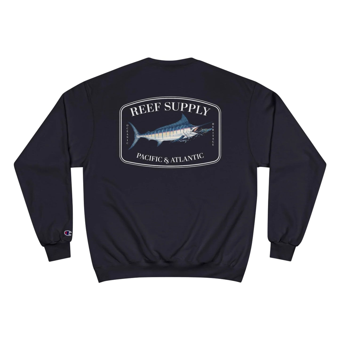 Reef Supply x Champion Marlin Crewneck