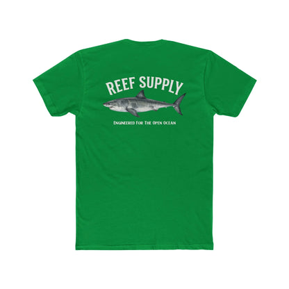 Great White Shark Tee — Reef Supply Co. Graphic Cotton T-Shirt