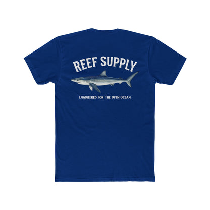 Reef Supply Blue Shark Tee — "Engineered For The Open Ocean' T-Shirt