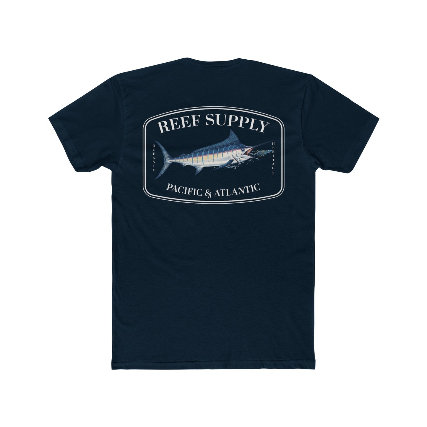 Reef Supply Marlin T‑Shirt — Pacific & Atlantic Fishing Tee