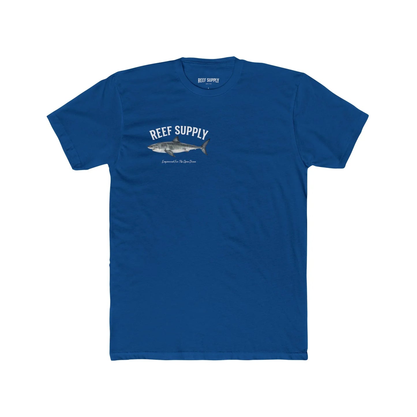 Great White Shark Tee — Reef Supply Co. Graphic Cotton T-Shirt