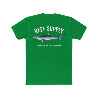 Reef Supply Blue Shark Tee — "Engineered For The Open Ocean' T-Shirt