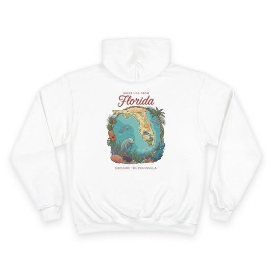 Reef Supply x Champion — Greetings from Florida Hoodie