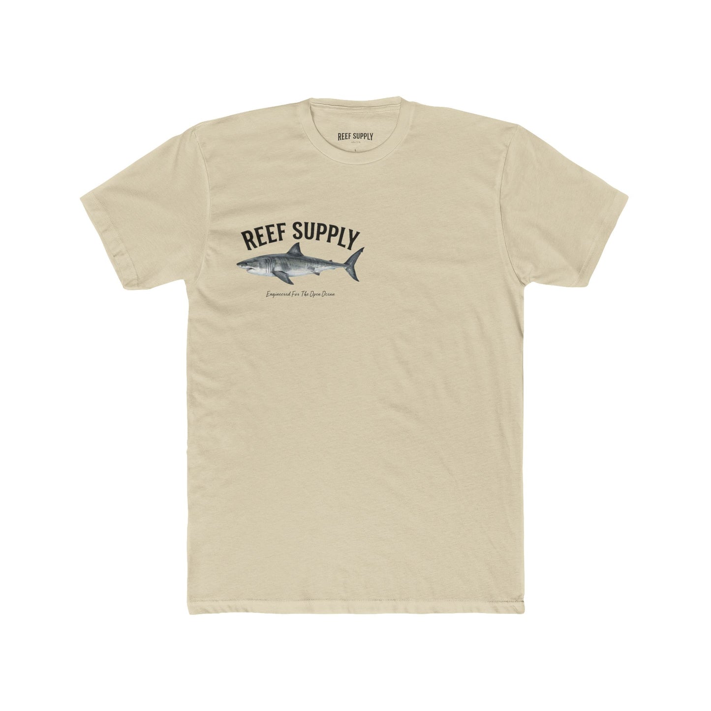 Great White Shark Tee — Reef Supply Co. Graphic Cotton T-Shirt