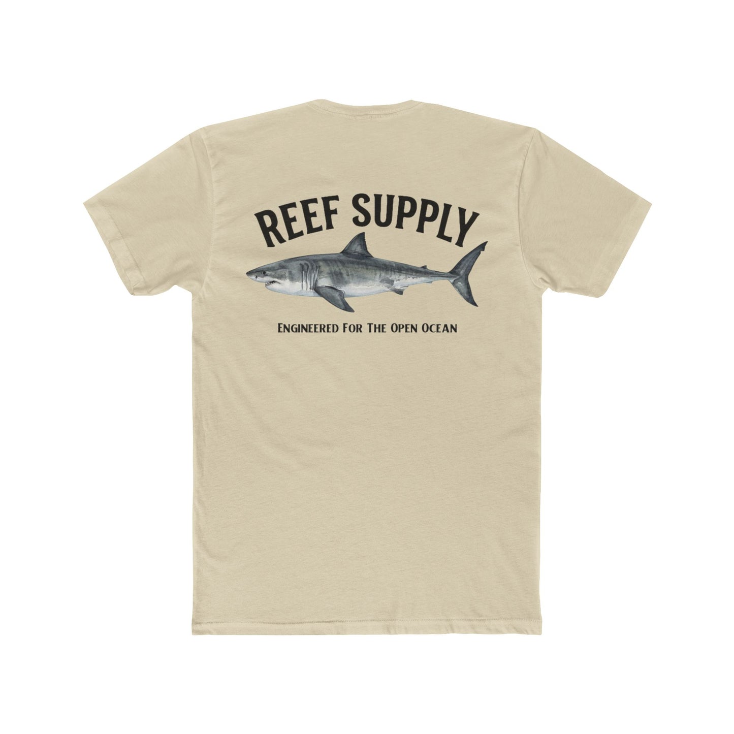 Great White Shark Tee — Reef Supply Co. Graphic Cotton T-Shirt