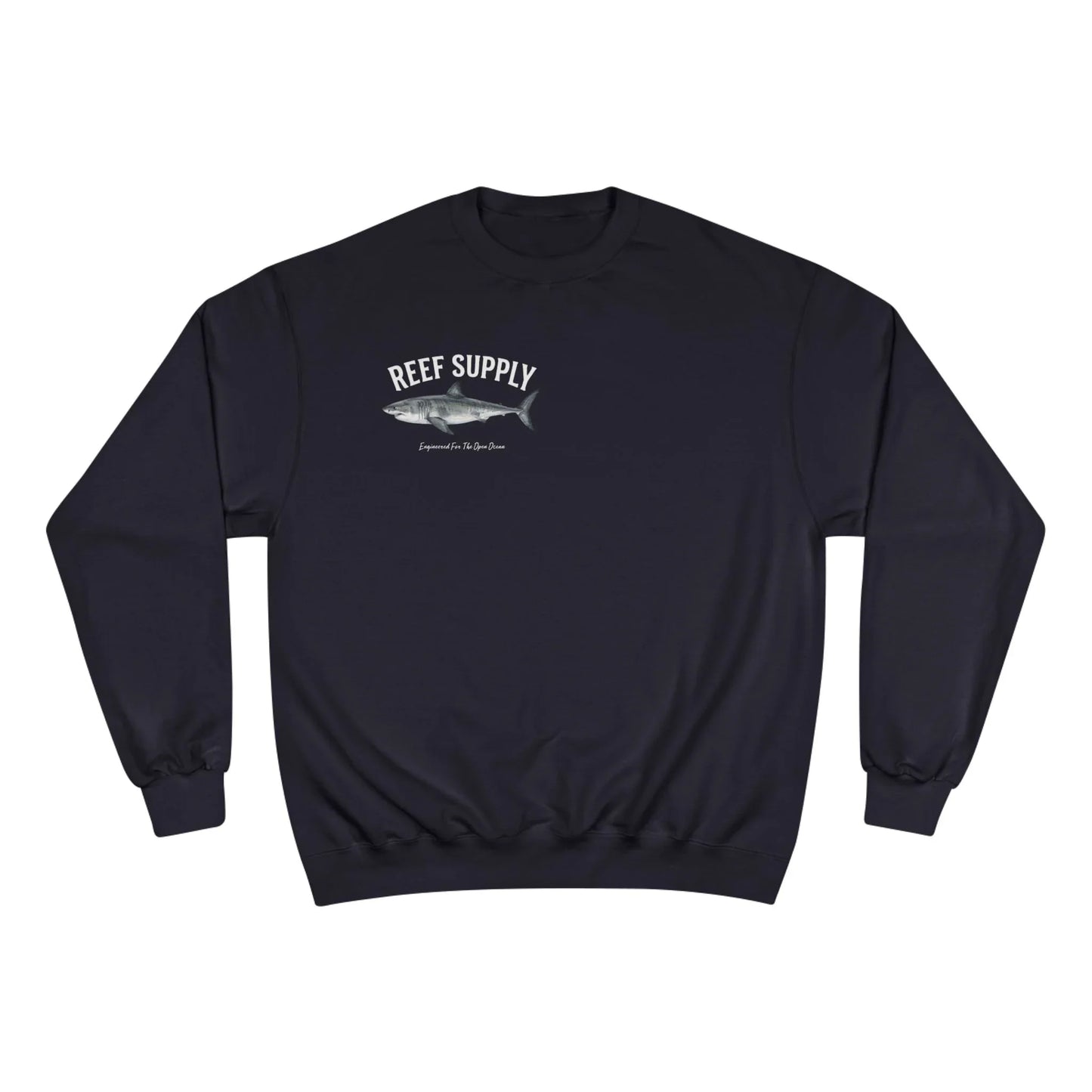 Great White Shark Crewneck Sweatshirt — Reef Supply x Champion
