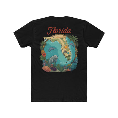 Florida Vintage Postcard T-Shirt — "Greetings from Florida" Travel Tee