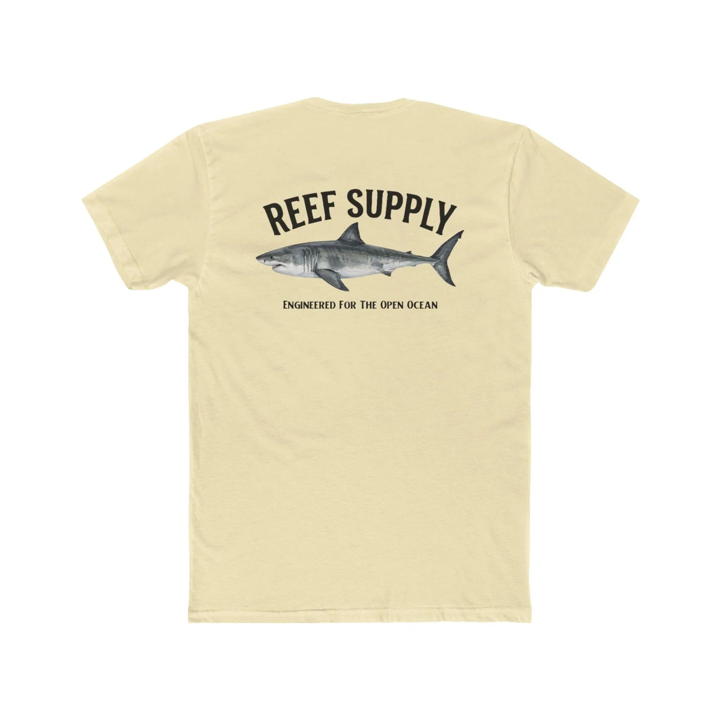 Great White Shark Tee — Reef Supply Co. Graphic Cotton T-Shirt
