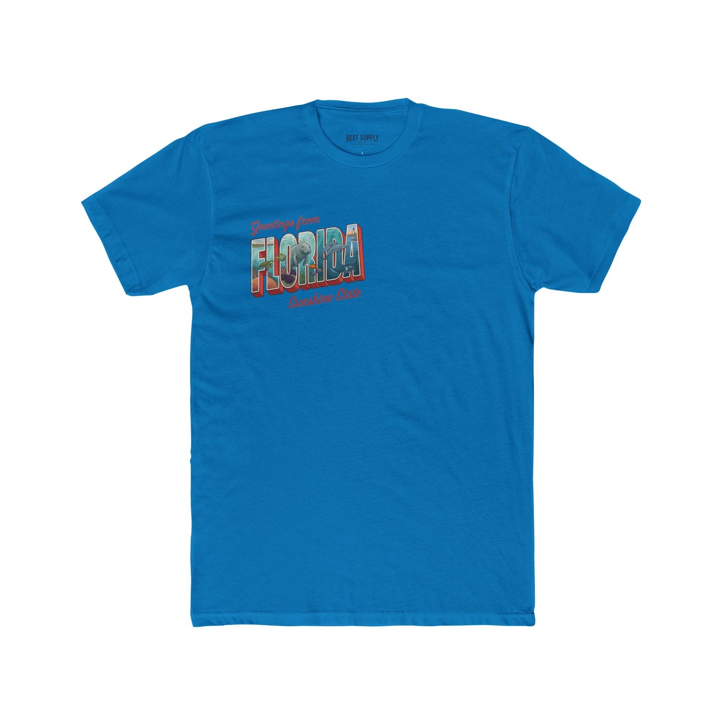 Florida Vintage Postcard T-Shirt — "Greetings from Florida" Travel Tee