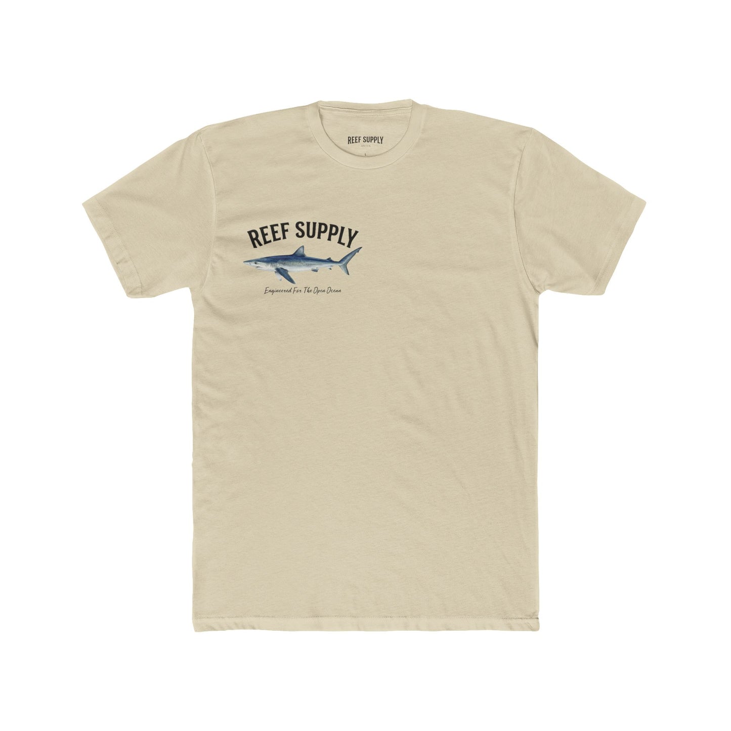 Reef Supply Blue Shark Tee — "Engineered For The Open Ocean' T-Shirt