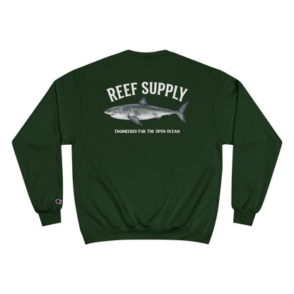 Great White Shark Crewneck Sweatshirt — Reef Supply x Champion