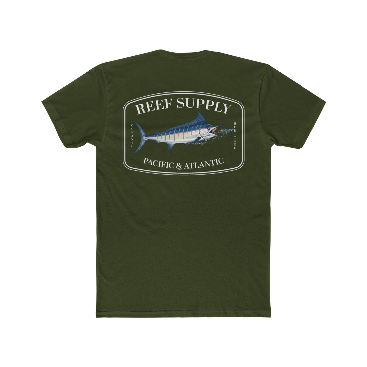 Reef Supply Marlin T‑Shirt — Pacific & Atlantic Fishing Tee