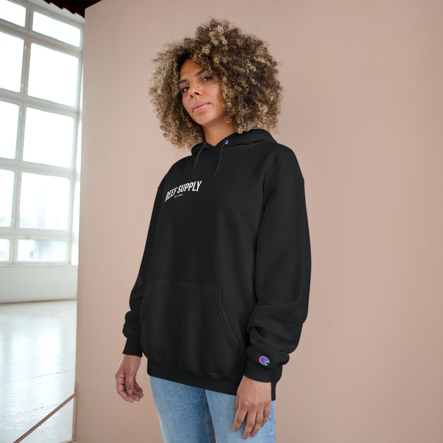Reef Supply x Champion Hoodie — Laguna Beach Fishing Pullover