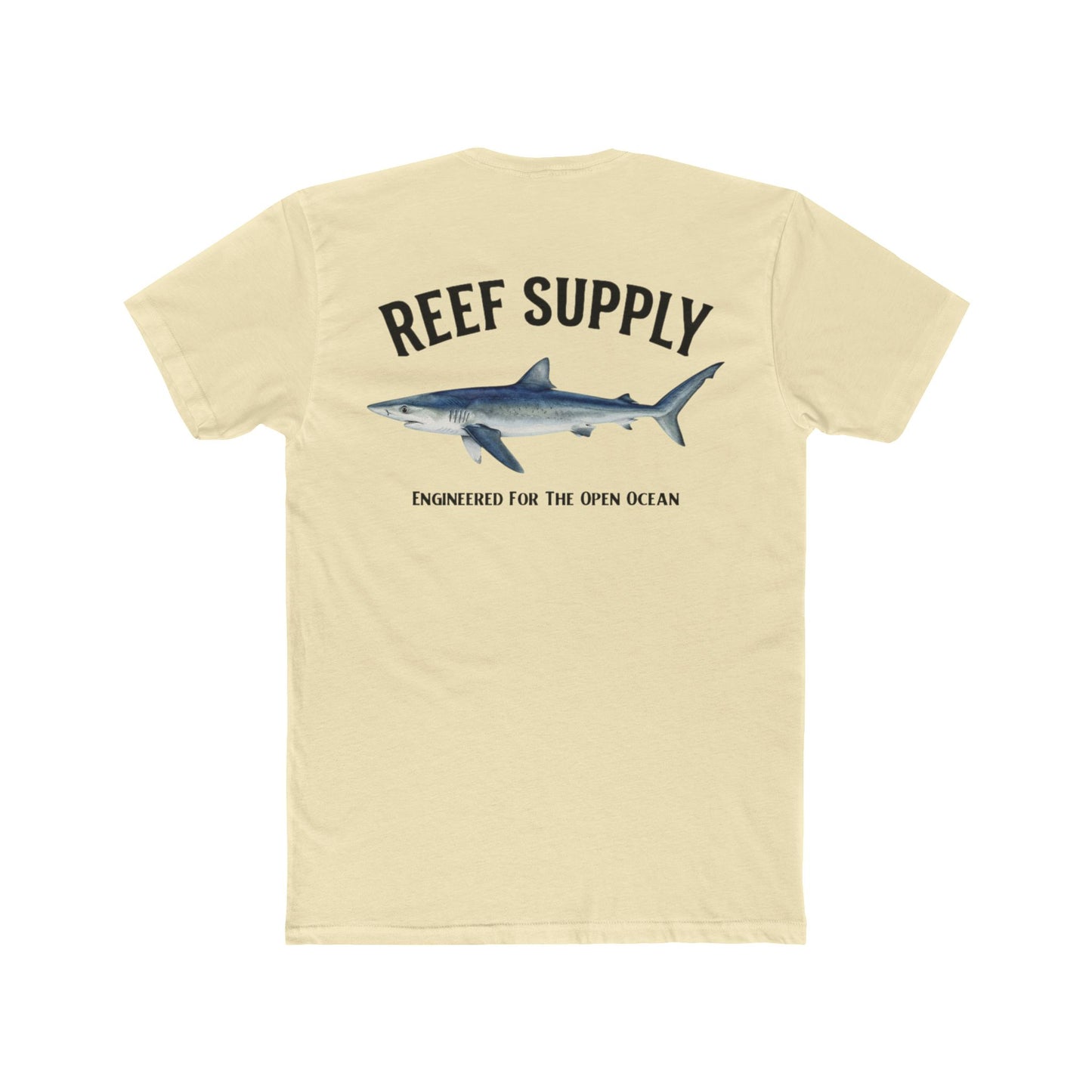Reef Supply Blue Shark Tee — "Engineered For The Open Ocean' T-Shirt