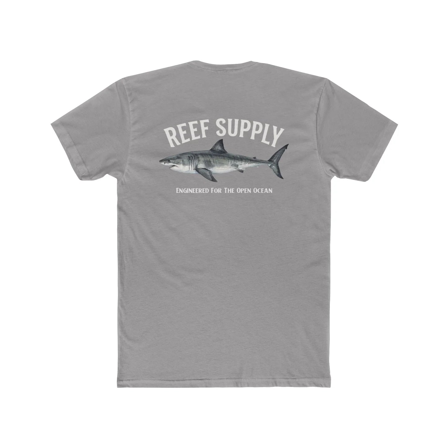 Great White Shark Tee — Reef Supply Co. Graphic Cotton T-Shirt