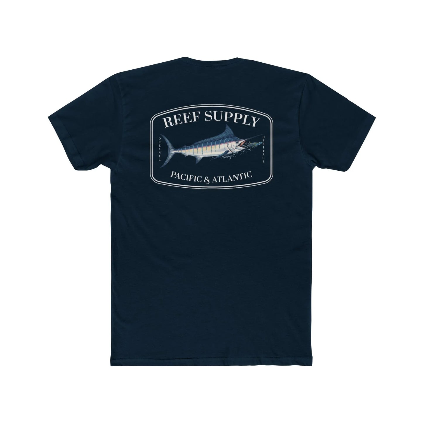 Reef Supply Marlin T‑Shirt — Pacific & Atlantic Fishing Tee
