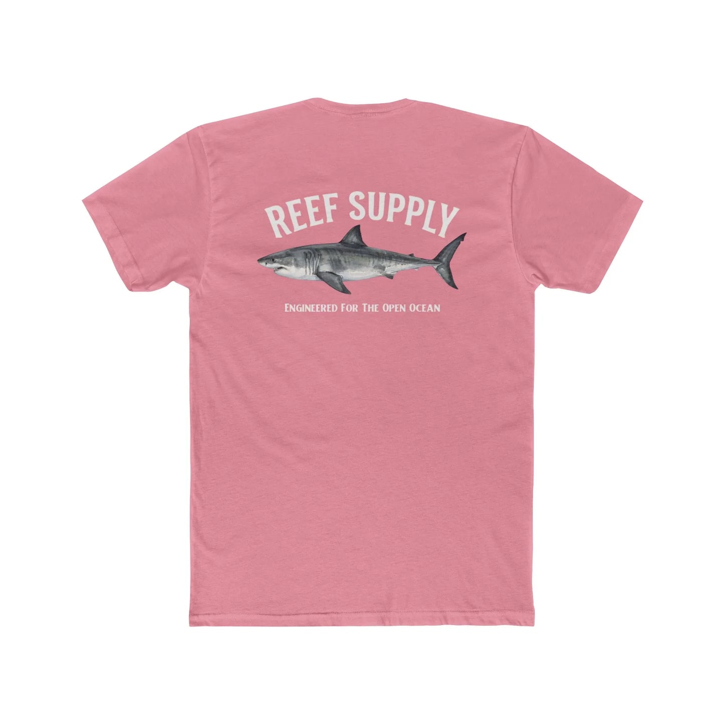 Great White Shark Tee — Reef Supply Co. Graphic Cotton T-Shirt