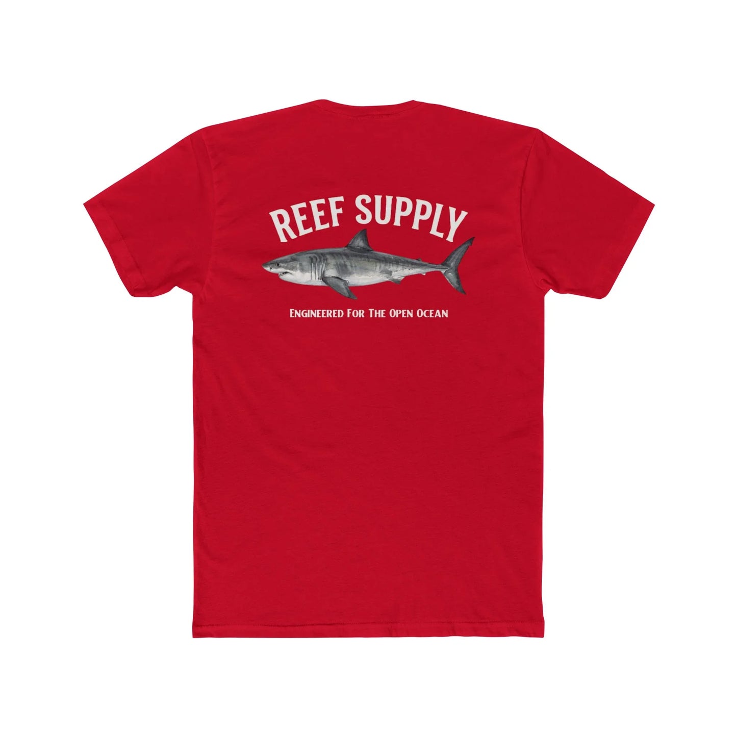 Great White Shark Tee — Reef Supply Co. Graphic Cotton T-Shirt