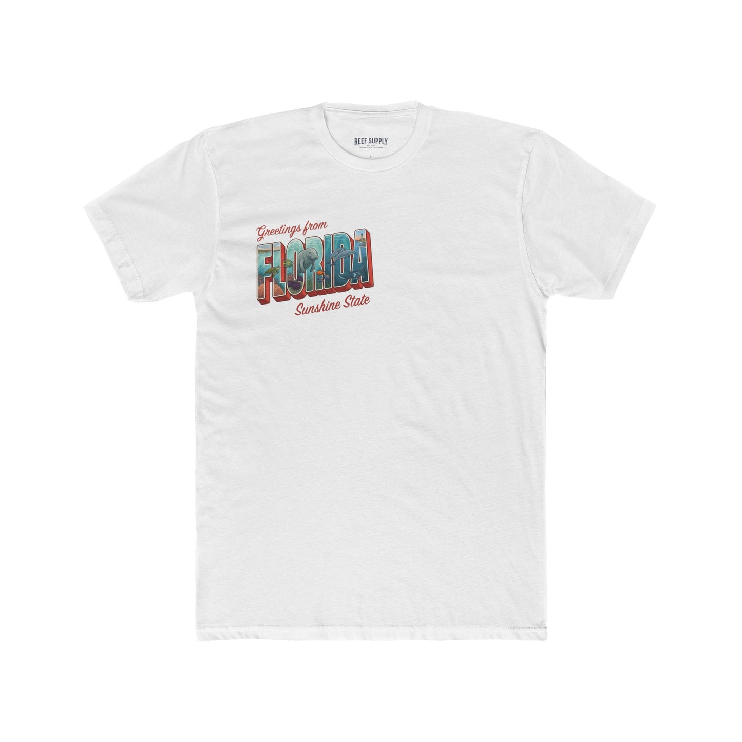 Florida Vintage Postcard T-Shirt — "Greetings from Florida" Travel Tee