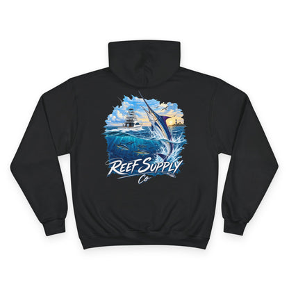 Marlin Sport Fishing  Champion Hoodie