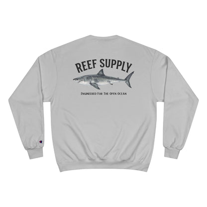 Great White Shark Crewneck Sweatshirt — Reef Supply x Champion